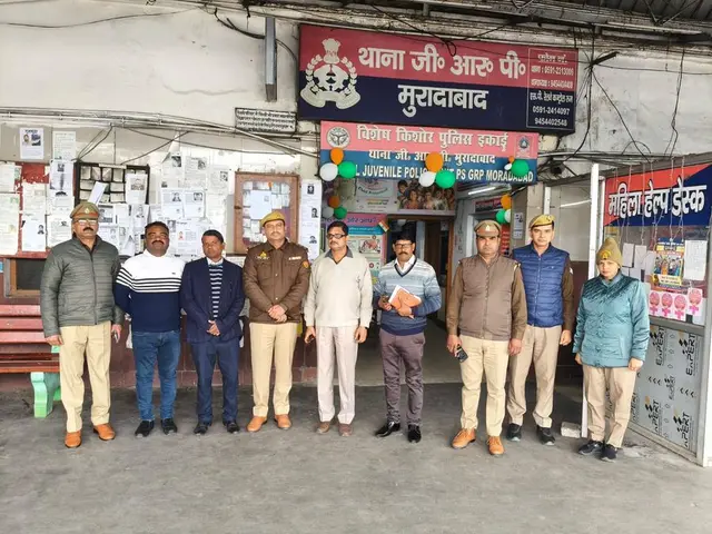 Thana GRP, Moradabad — team photograph from the ISO certification project completed with Certsure Certification